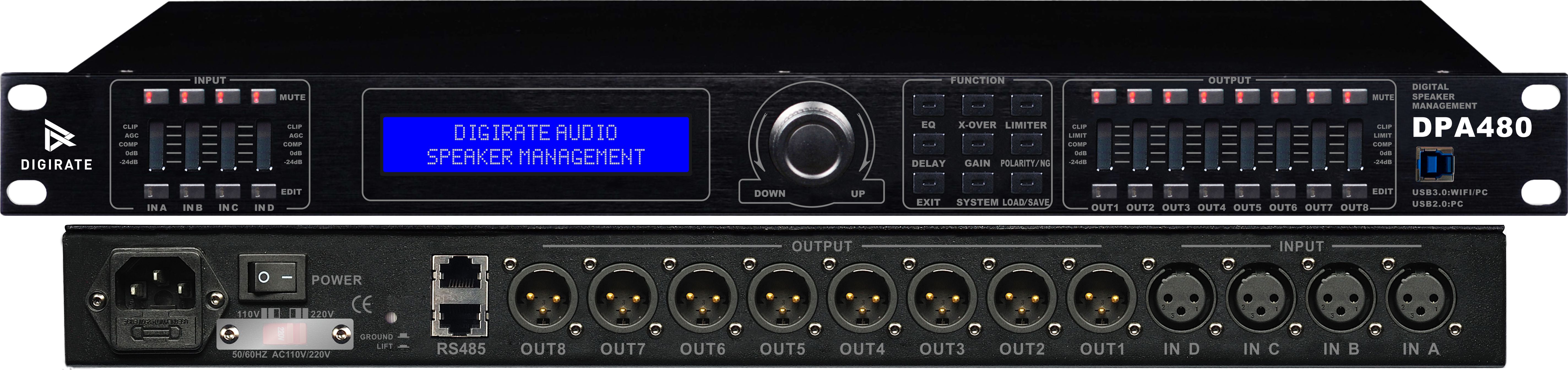 数字音频处置惩罚器 DPA240/DPA360/DPA480